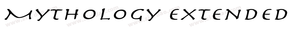 Mythology Extended Normal字体转换